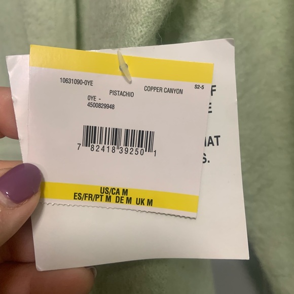 Kasper light green sweater jacket. NWT size M - Picture 4 of 4